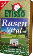 Оптимальная комбинация удобрения для газона и уничтожения  мха ETISSO Rasen Vital MF